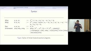 Parallel Session 3 - The Buttery - Quantum programming