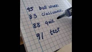 How to Calculate your Quarter and Semester Grades