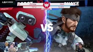 KOWLOON 9 with Sumabato - Hurt(Snake) vs Zomba(ROB) - Losers Top 12 - SSBU