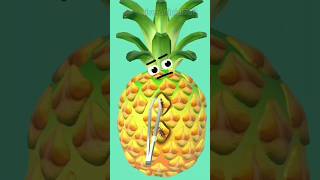 Pinepapple Cant Poop | Fruit surgery #fruitsurgery #shortsvideo #shortsvideoviral #doodles #ytshorts