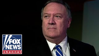 Pompeo speaks to press at State Department