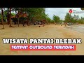 PANTAI BLEBAK, Wisata pasir Putih Dan Tempat Outbound Terfavorit.