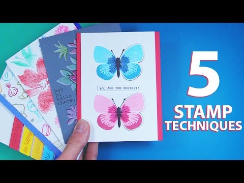 STAMPING TECHNIQUES You NEED To Know! - YouTube