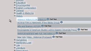 Searching the Library Databases (Full Video)