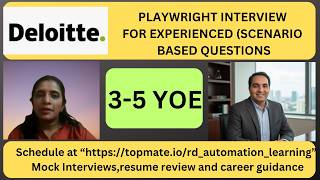 Playwright Automation Interview for Testers | QA Automation Interview | Playwright Tutorial