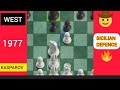 KASPAROV-WEST, 1977: 14-year-old Kasparov wins in 12 moves!