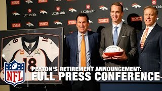 Peyton Manning Retirement Press Conference (Full) | NFL News