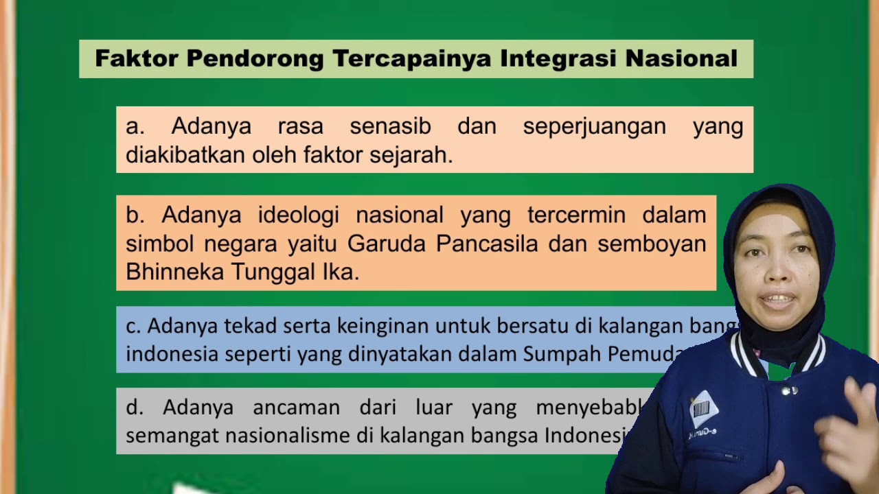 Faktor Pendorong Tercapainya Integrasi Nasional – Sinau