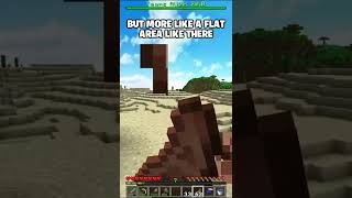 How I made a Base under a CACTUS in Minecraft... #shorts