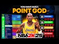 BEST 2-WAY POINT GUARD BUILD in NBA 2K25! CONTACT DUNKS + LIMITLESS RANGE! best build 2k25