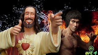 UFC 4 Bruce Lee vs. Jesus Christ |  EA sports UFC 4