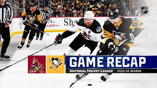 Coyotes @ Penguins 12/12 | NHL Highlights 2023