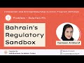 Bahrain's Regulatory Sandbox