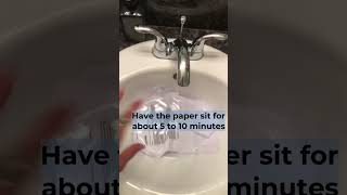Shredding documents without shredder