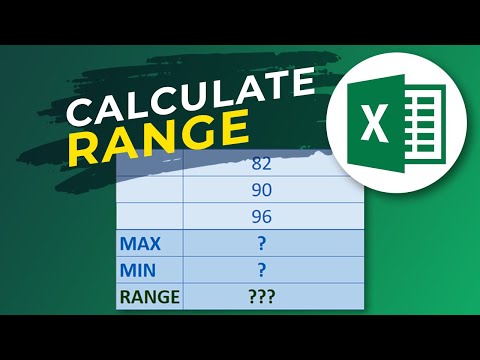 Как найти и вычислить диапазон в Excel