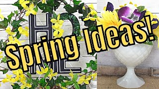 Budget Friendly DIYs That Don't Look Cheap! Wreath/Sign/Floral Arrangement