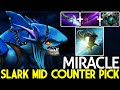 MIRACLE [Slark] Next Level Plays Slark Mid 100% Counter Pick Dota 2