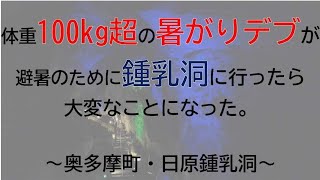 体重100kg超の暑がりデブが避暑のために鍾乳洞に行ったら大変なことになった。～奥多摩町・日原鍾乳洞～