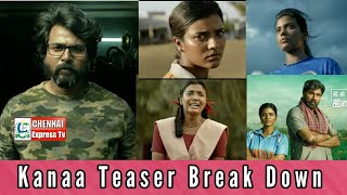Kanaa - Official Teaser Review  | Aishwarya Rajesh, Sathyaraj | Arunraja Kamaraj | Sivakarthikeyan