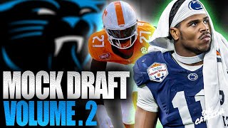 Carolina Panther 1 - 7 Round Mock Draft Volume 2 featuring @RBW4 #carolinapanthers