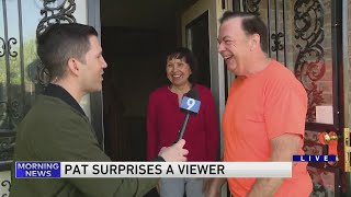 Pat surprises WGN Morning News viewers Gary and Alicia