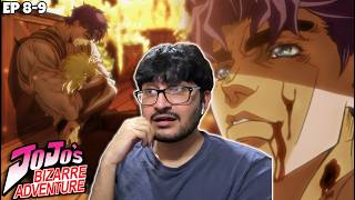 THAT'S HOW IT ENDS?! | JoJo's Bizarre Adventure Episode 8 and 9 (BLIND REACTION)