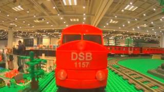 LEGO скоростной поезд 10507 Видео для детей. Огромный макет. Super  LEGO Train Track Setup!