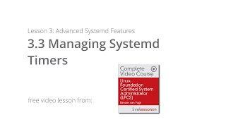 Managing Systemd Timers | LFCS Video Course Sander van Vugt