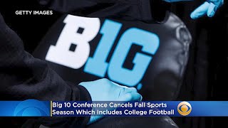 Big 10 Conference Postpones Fall Sports Including The College Football Season