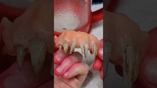 How to make monster teeth 😬. #art #makeup #sfxmakeup #diycrafts #tutorial #sfxtutorial #diy