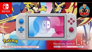 Nintendo Switch Lite Zacian and Zamazenta Edition Unboxing