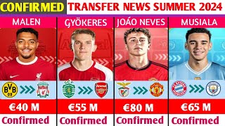ALL CONFIRMED AND RUMOURS  SUMMER TRANSFER NEWS.🔥ft...Gyokeres to Arsenal,Malen to Liverpool