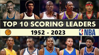 NBA Top 10 Scoring Leaders Every Year [1952 - 2023]