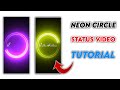 How To Make Neon Light Circle Name Draw Status editing alight motion WhatsApp Status kese banaye