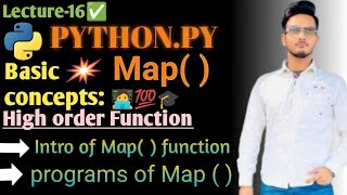 Map function 🚀| High order Function 🎓 | intermediate Python | Data Analysis | Map object | sucess 📊