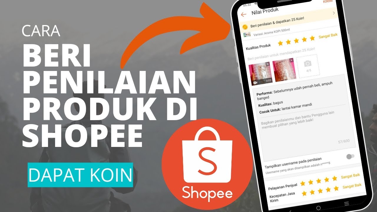 Cara Beri Penilaian Produk Di Shopee | Dapat Koin - YouTube