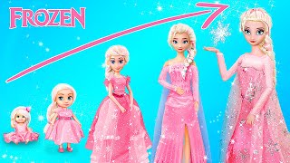 Pink Elsa Growing Up! 30 Frozen DIYs
