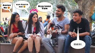 Beggar Singing Kya Loge Tum | B Praak | Prank On Cute Girls @team_jhopdi_k