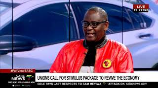 Labour unions call for stimulus package to revive the economy