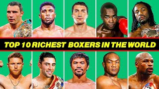 Top 10 richest boxers in the world || World top richest boxer ||Richest boxer|| World richest boxers