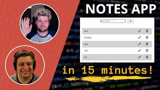 JavaScript Interview Training - Notes App