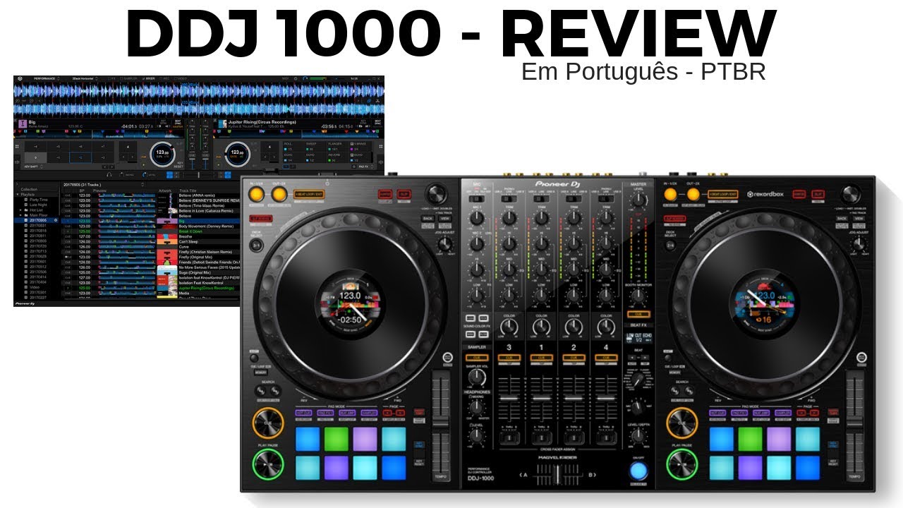 DDJ 1000 Pioneer DJ - Review Em Português PTBR - YouTube