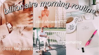 TRYING THE 1 BILLION DOLLAR MORNING ROUTINE!! (habits of the world’s most successful people)