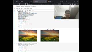 Implementation of sharpening and smoothing filter