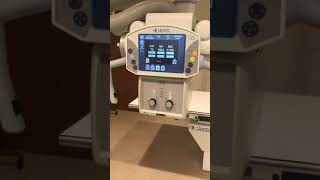 X-ray tube alignment with wall bucky