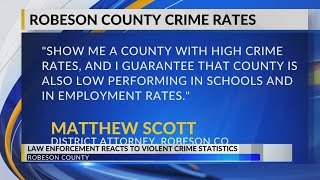 Robeson County officials react to county having highest crime rate in North Carolina for 3rd straigh