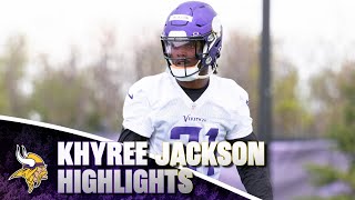 Khyree Jackson Rookie Minicamp Practice Highlights