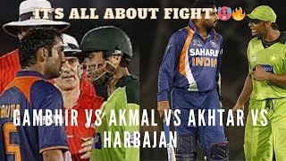 India Vs Pakistan Asia Cup 2010 🔥 | Gambhir VS Akmal Vs Shoaib Akhtar VS Harbhajan Singh