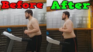 Running Everyday For 1 Month (Weight Loss Time Lapse)