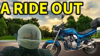 Out On The Facebook Bandit,  1st moto vlog!